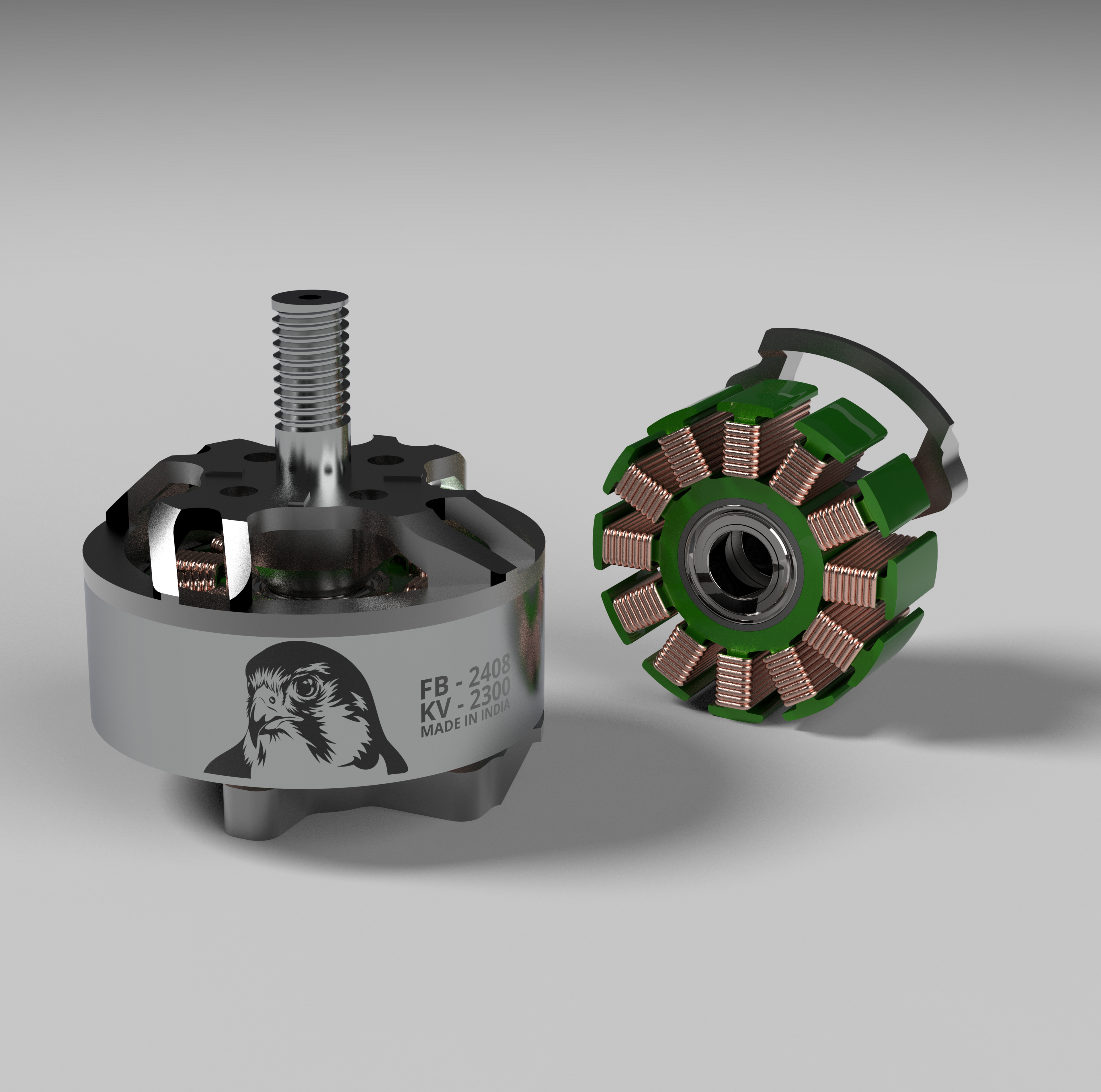 Falcon 2408 2300KV → FB-2408-2300 (High Thrust Performance)