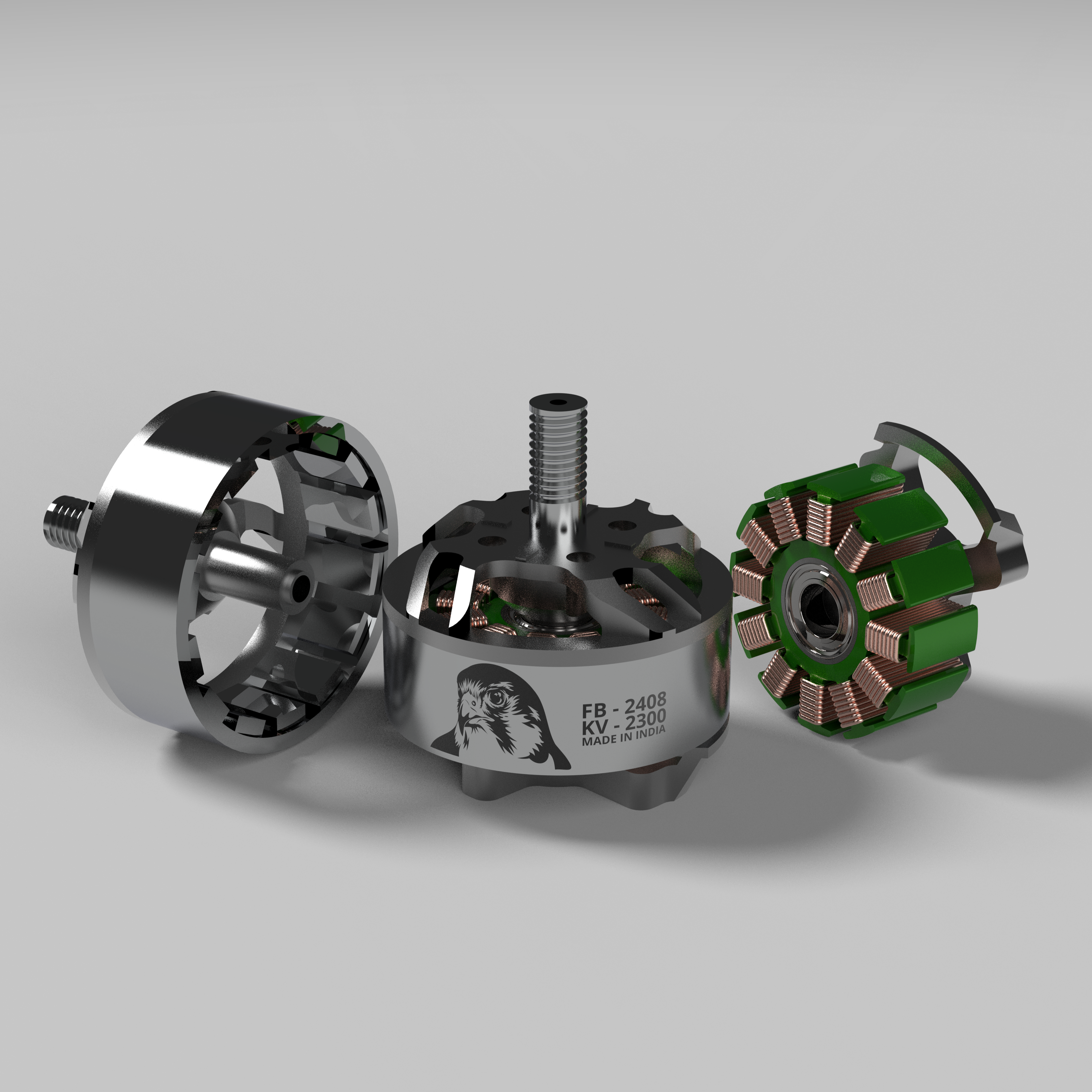 Falcon 2408 2300KV → FB-2408-2300 (High Thrust Performance)
