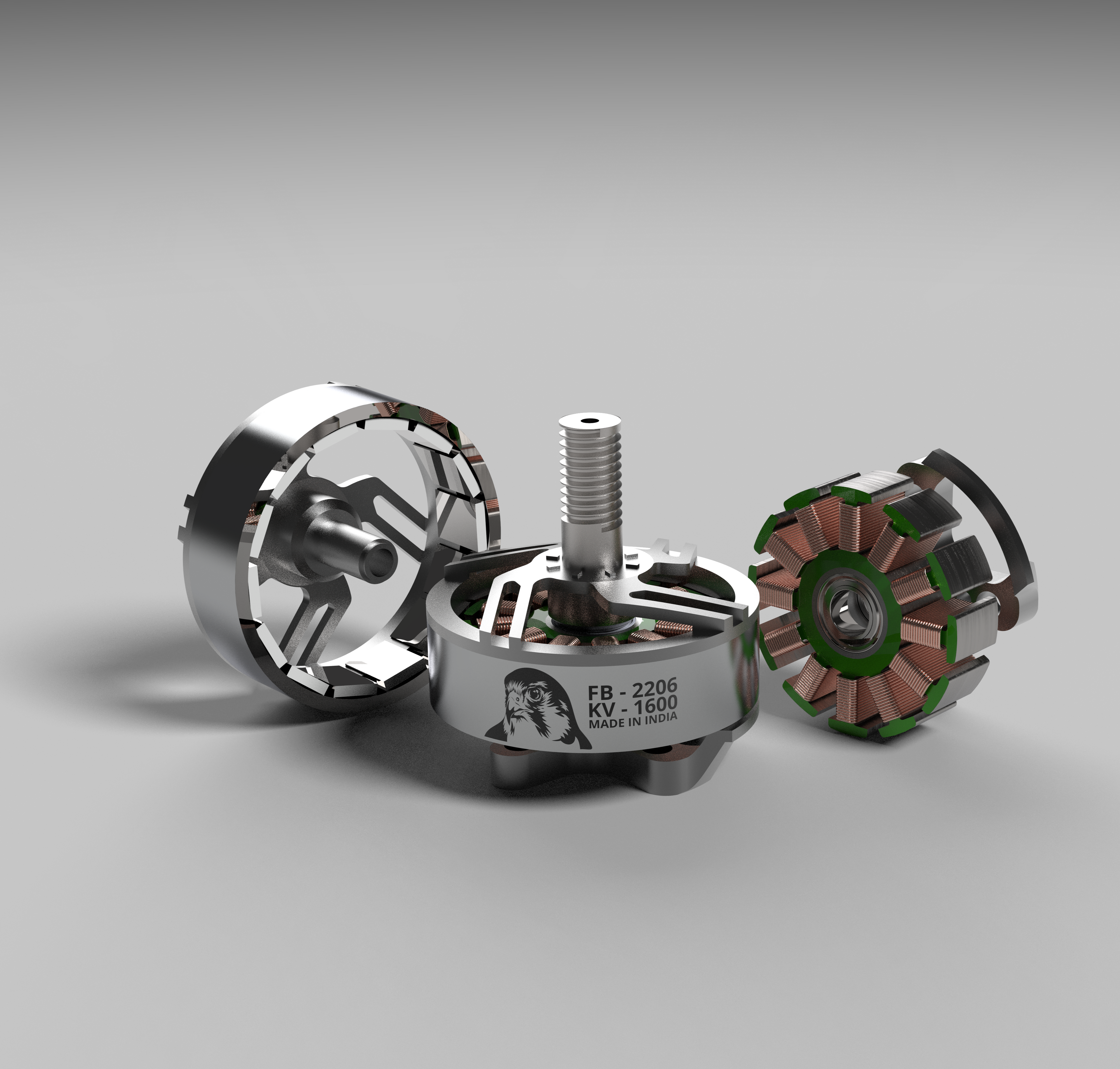 Falcon 2206 1600KV - FB-2206-1600 (Cinematic Stability)